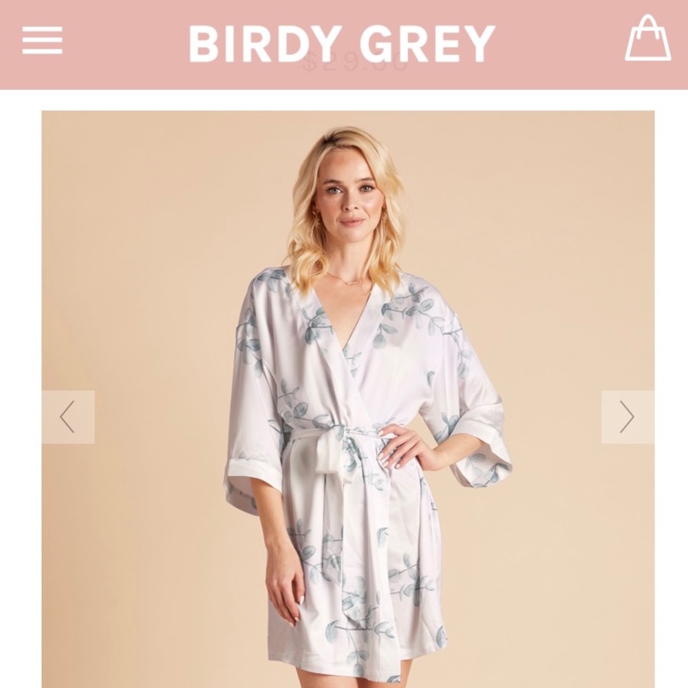 4 Birdy Grey Bridesmaids getting ready robes